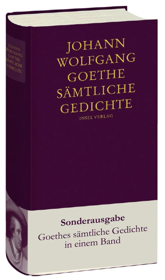 Buchcover von 'Sämtliche Gedichte' - Gebundene Ausgabe von Johann Wolfgang Goethe