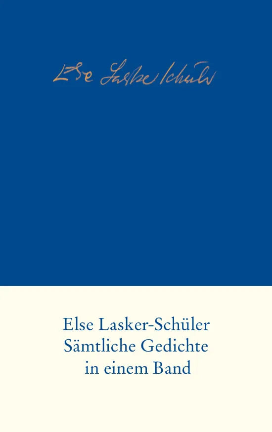 Buchcover von 'Sämtliche Gedichte' - Gebundene Ausgabe von Else Lasker-Schüler