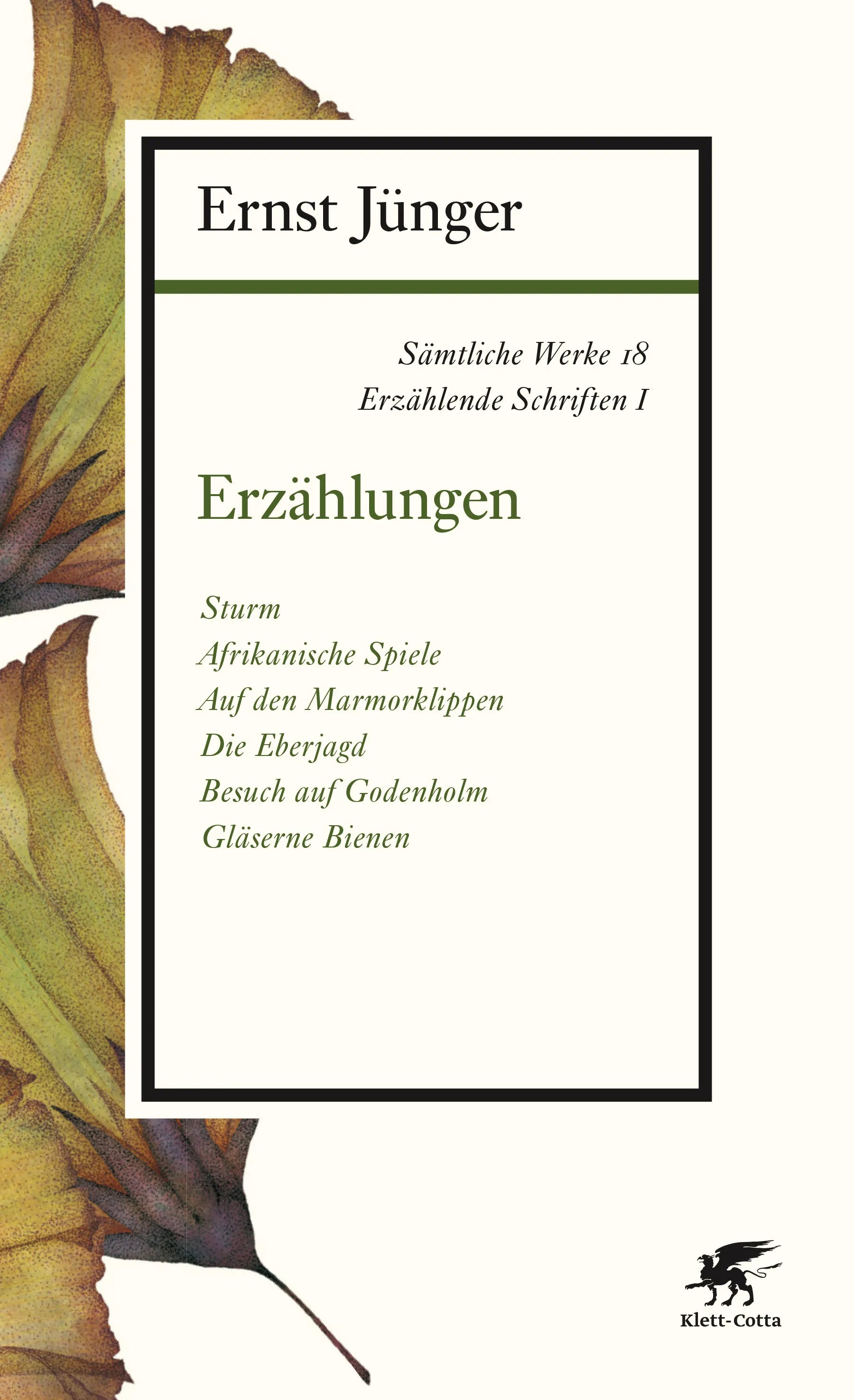 Buchcover von 'Sämtliche Werke - Band 18' - Paperback von Ernst Jünger
