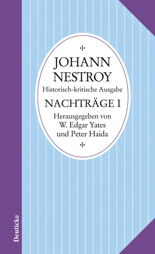 Buchcover von 'Sämtliche Werke' - Gebundene Ausgabe von Johann Nestroy
