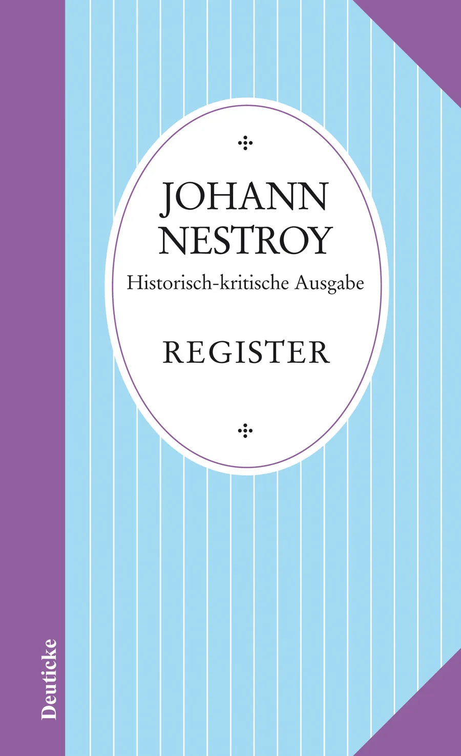 Buchcover von 'Sämtliche Werke' - Gebundene Ausgabe von Johann Nestroy