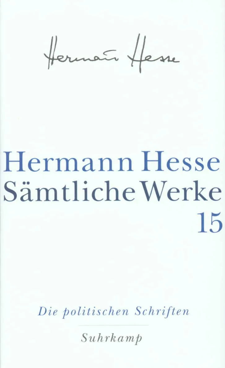 Buchcover von 'Sämtliche Werke in 20 Bänden und einem Registerband' - Gebundene Ausgabe von Hermann Hesse