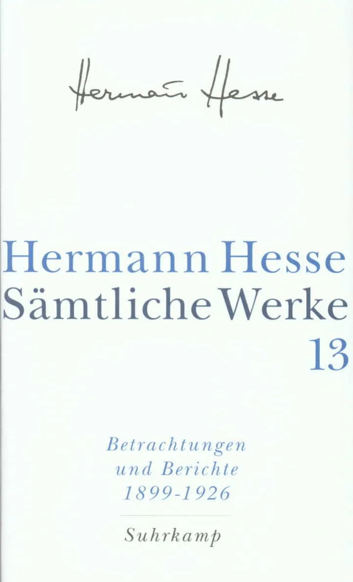 Buchcover von 'Sämtliche Werke in 20 Bänden und einem Registerband' - Gebundene Ausgabe von Hermann Hesse