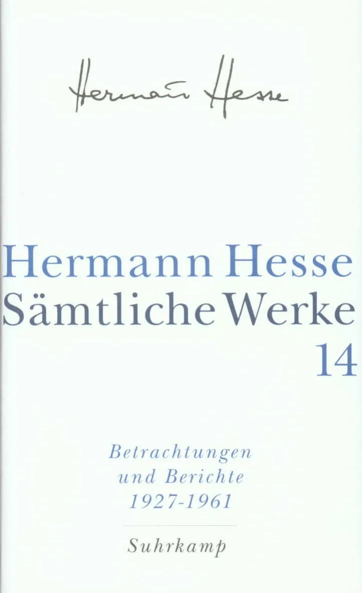 Buchcover von 'Sämtliche Werke in 20 Bänden und einem Registerband' - Gebundene Ausgabe von Hermann Hesse