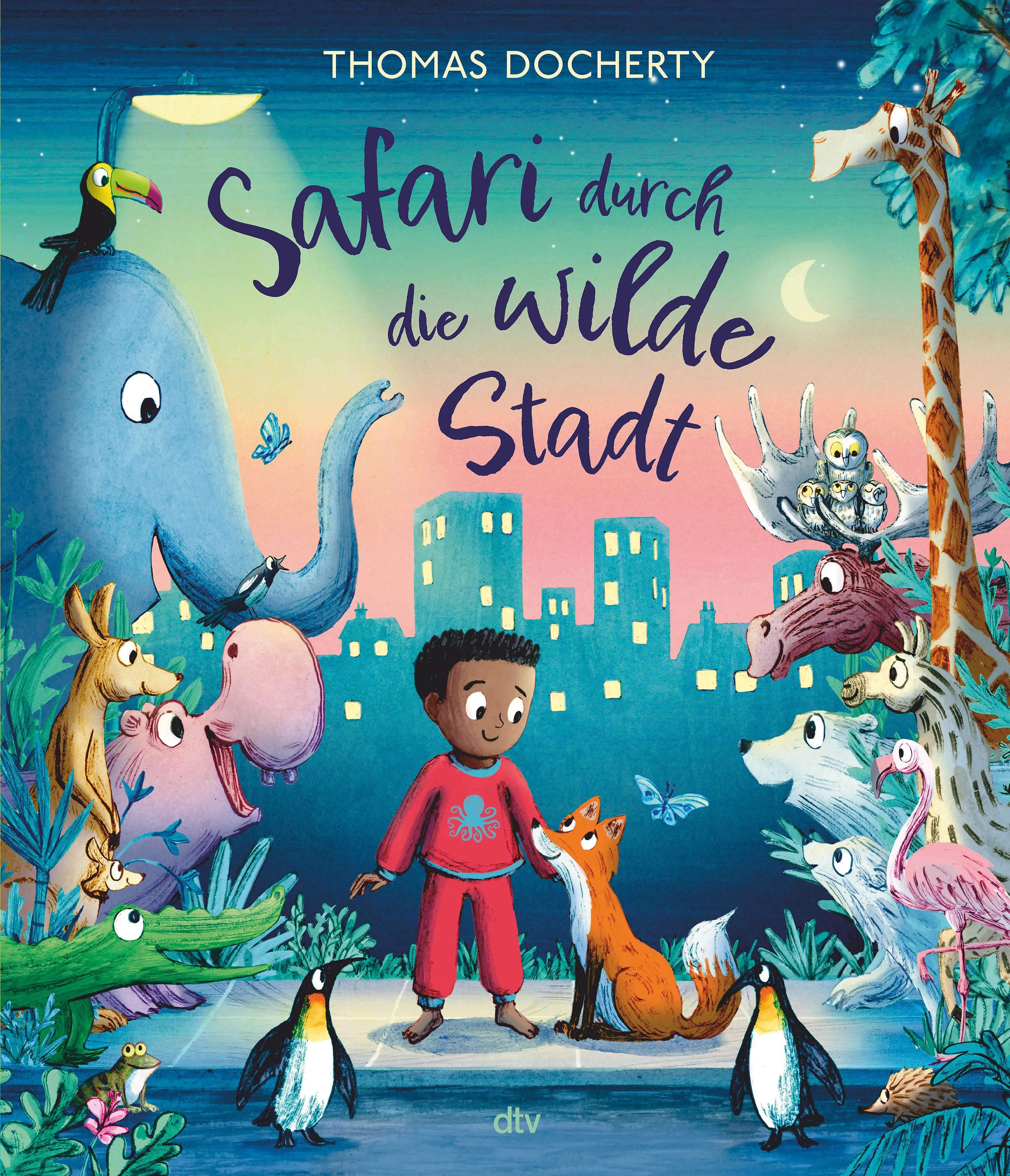 Buchcover von 'Safari durch die wilde Stadt' - Gebundene Ausgabe von Thomas Docherty