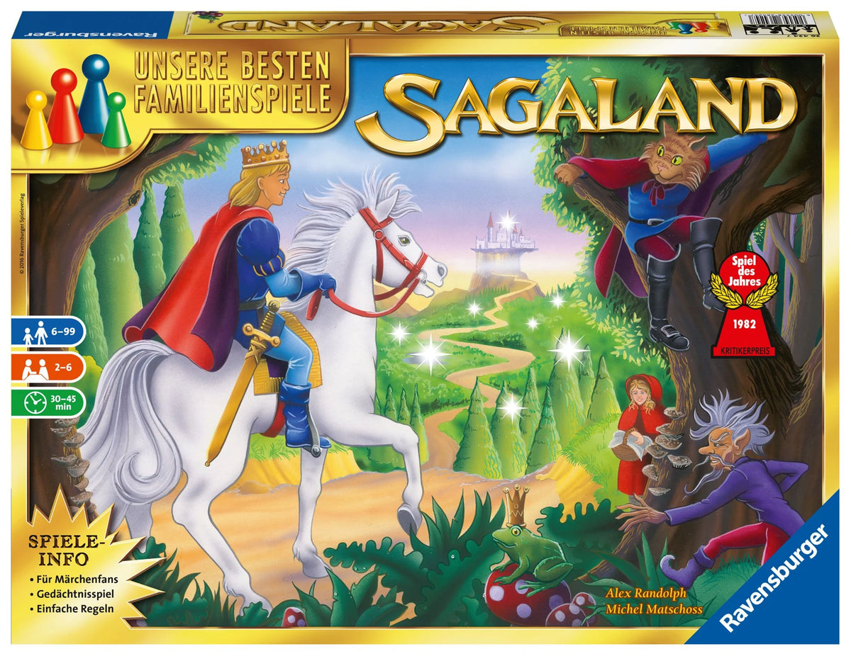 Gesellschaftsspiel: Sagaland - Gesellschaftsspiel & Brettspiel ab 6 Jahre