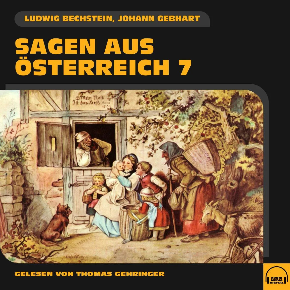 Cover: Sagen aus Österreich 7 (Hörbuch Download) von Johann Gebhart