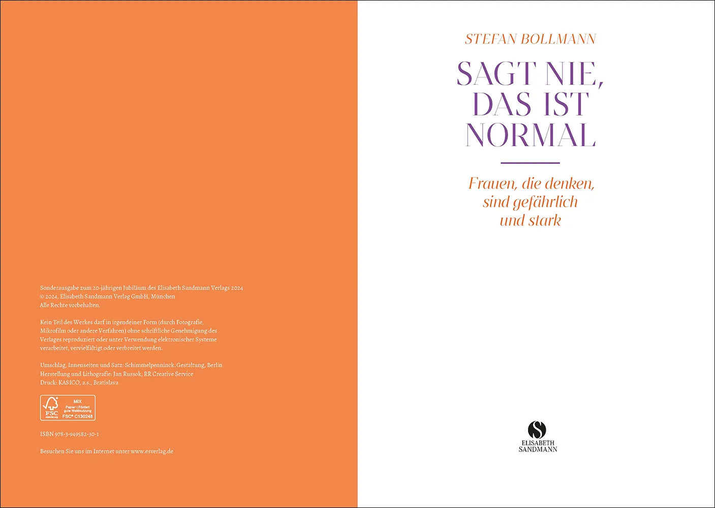 Produktansicht: Sagt nie, das ist normal (Gebundene Ausgabe)