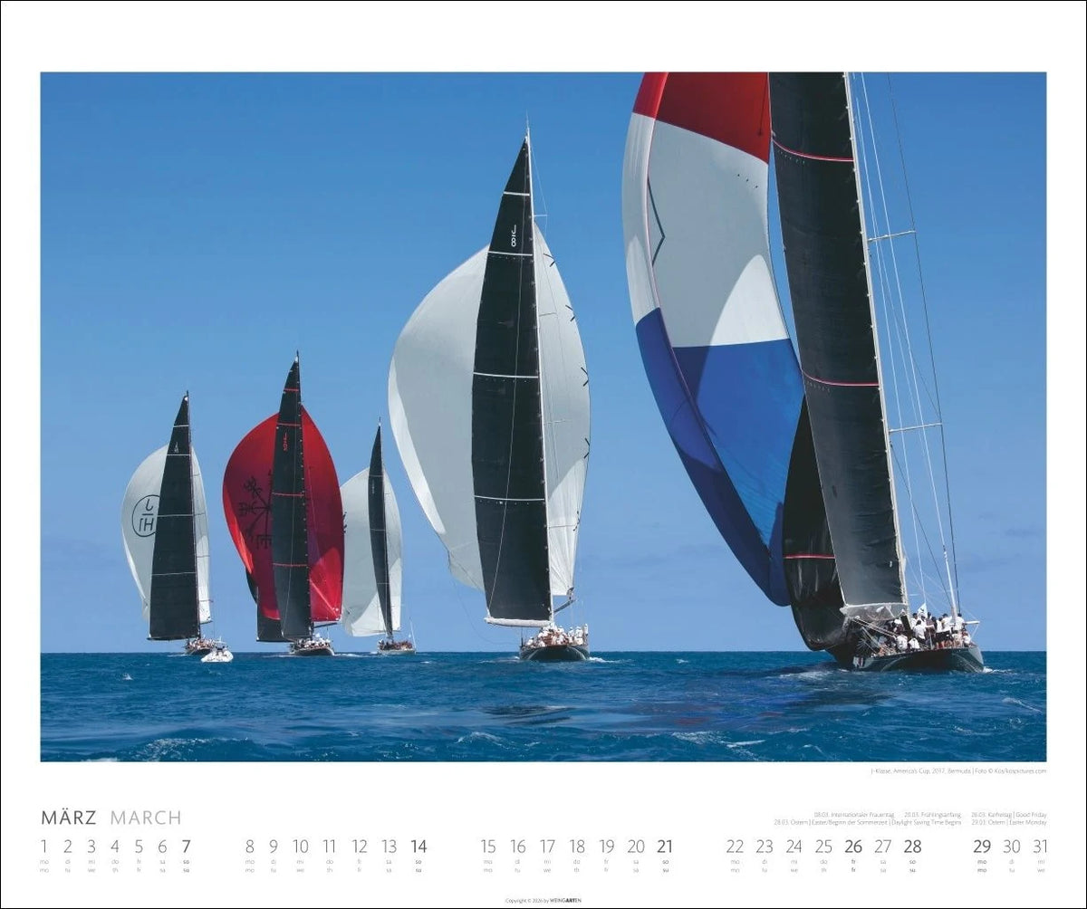 Sailing Kalender 2027 – Ansicht