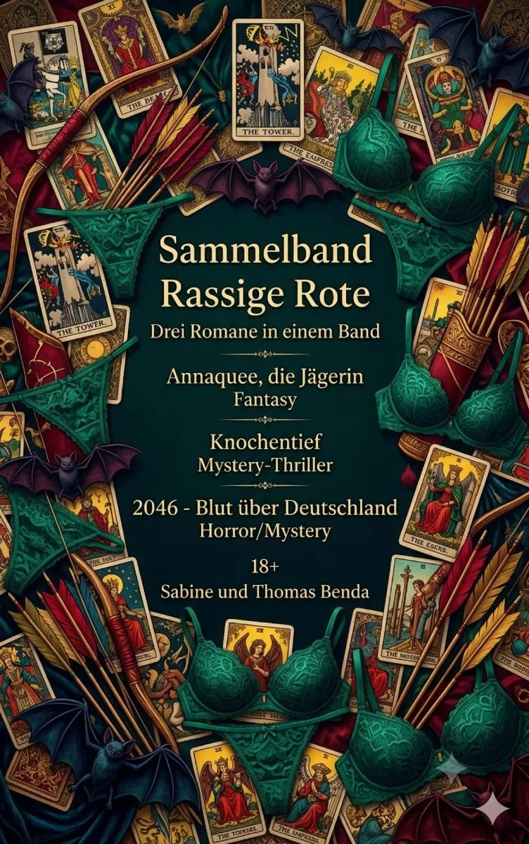 Cover: Sammelband Rassige Rote - Drei Romane in einem Band (E-Book) von Thomas Benda