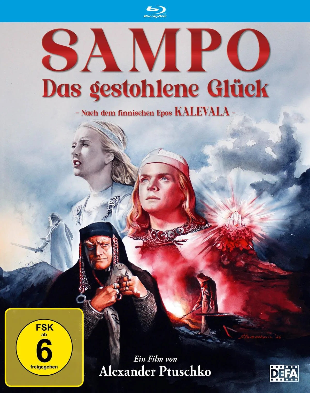 Blu-ray-Cover: Sampo - Das gestohlene Glück. Regie: Alexander Ptuschko