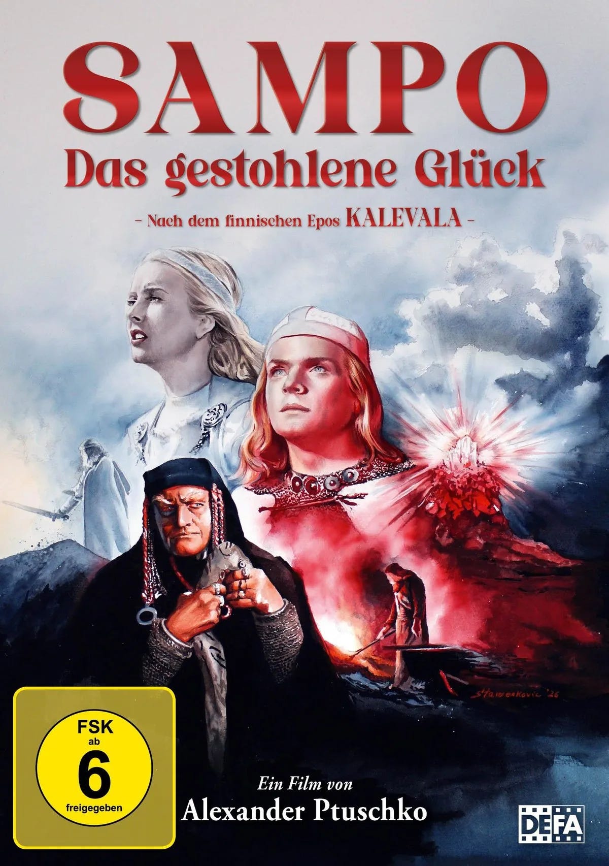 DVD-Cover: Sampo - Das gestohlene Glück. Regie: Alexander Ptuschko
