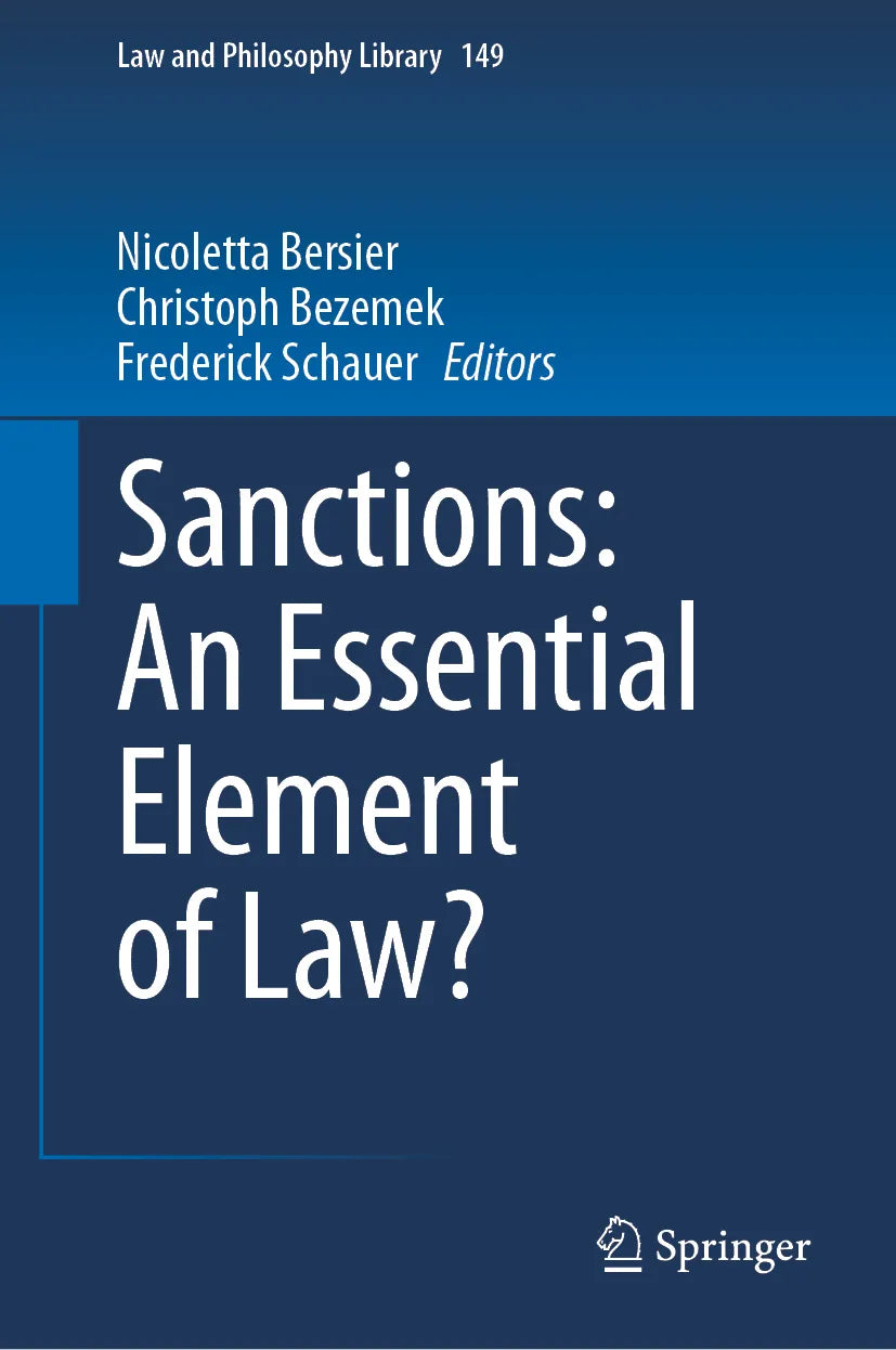 Cover: Sanctions: An Essential Element of Law? (E-Book)