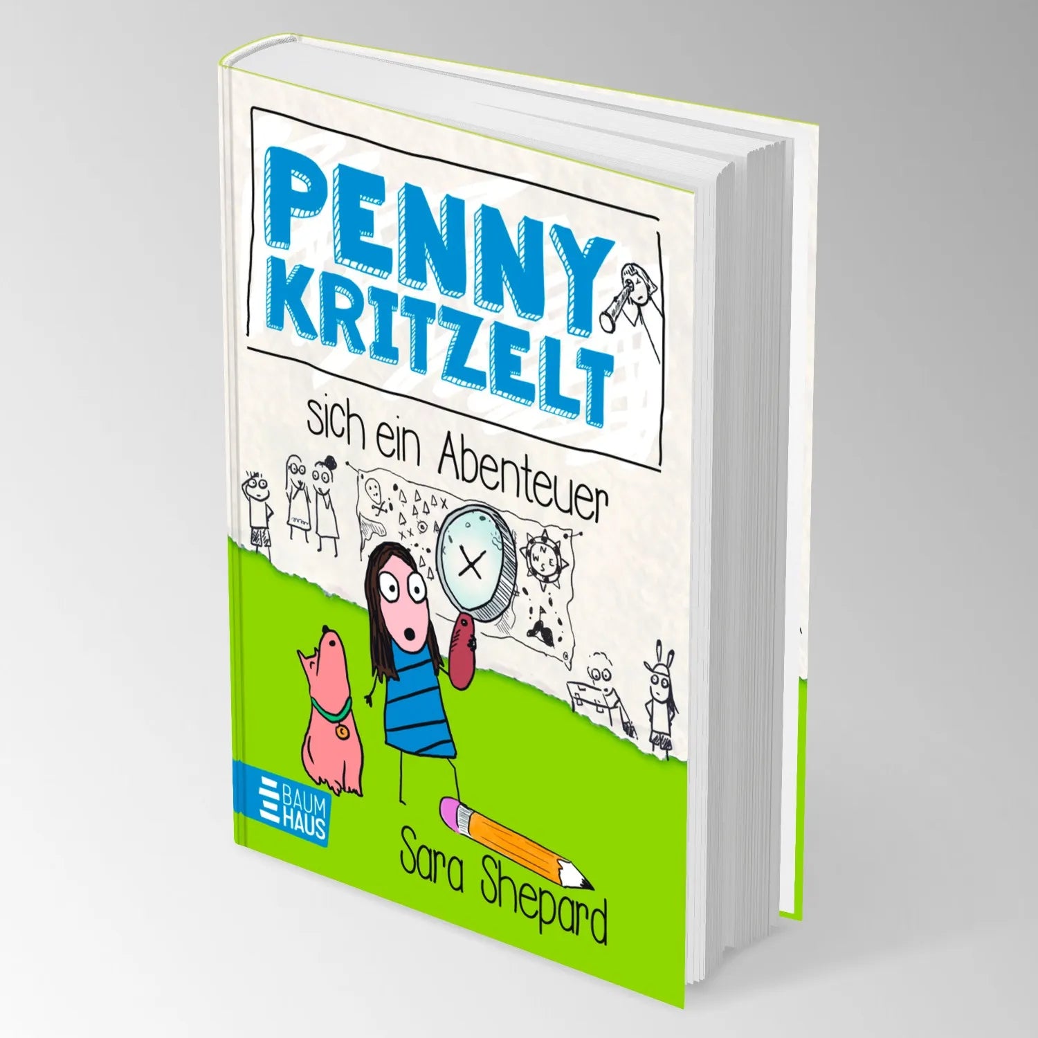 Produktansicht: Penny kritzelt sich ein Abenteuer (Gebundene Ausgabe)