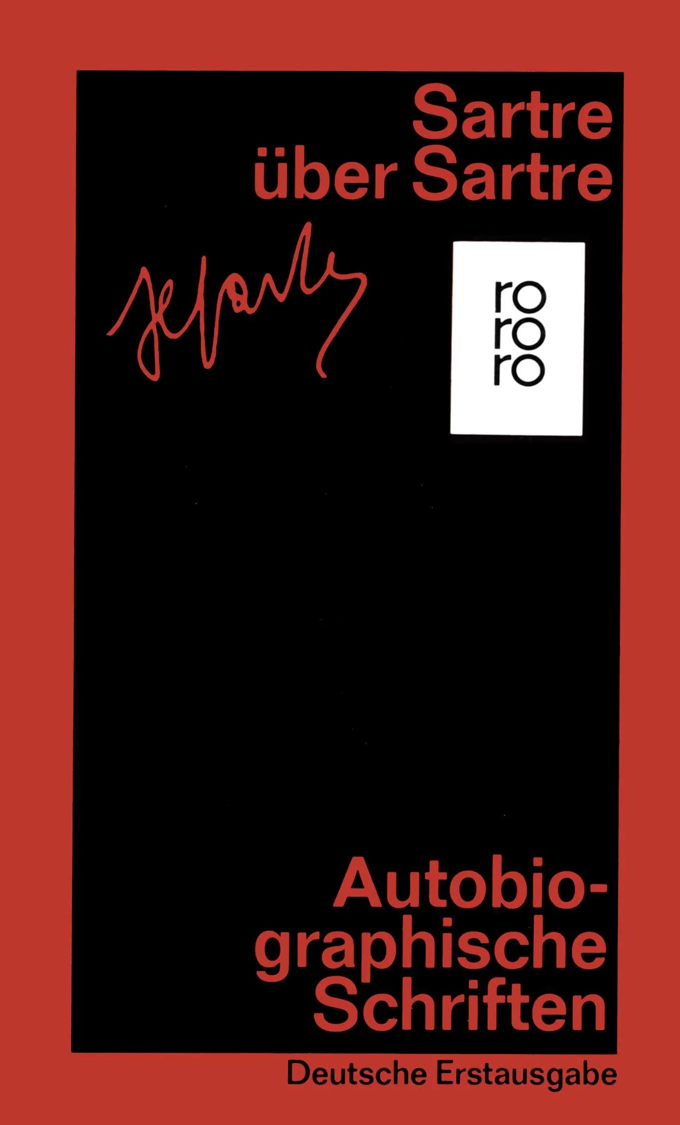 Buchcover von 'Sartre über Sartre' - Taschenbuch von Jean-Paul Sartre