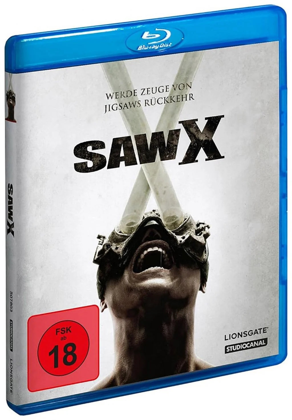 SAW X – Blu-ray-Hülle in seitlicher Ansicht