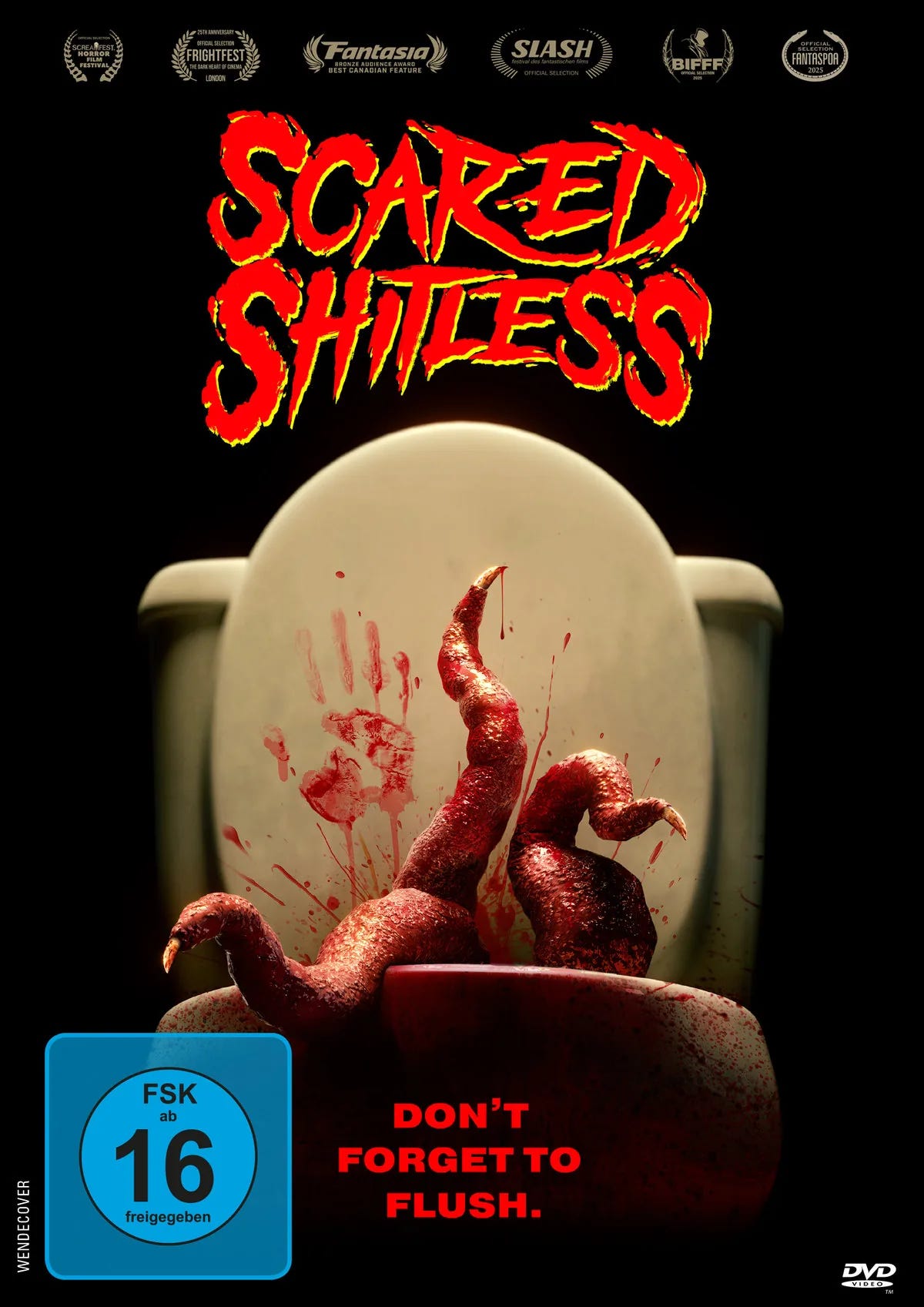 DVD-Cover: Scared Shitless. Regie: Vivieno Caldinelli