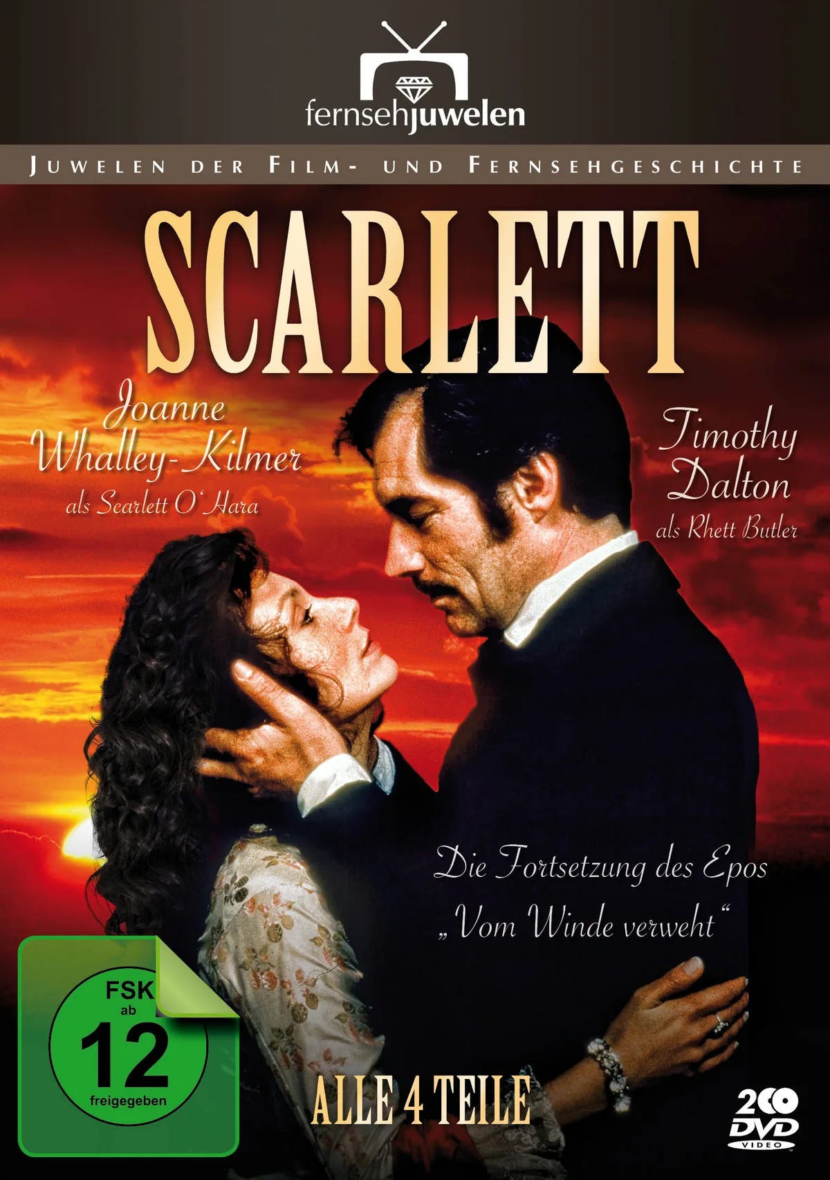 Scarlett -Teil 1-4  [2 DVDs] - DVD