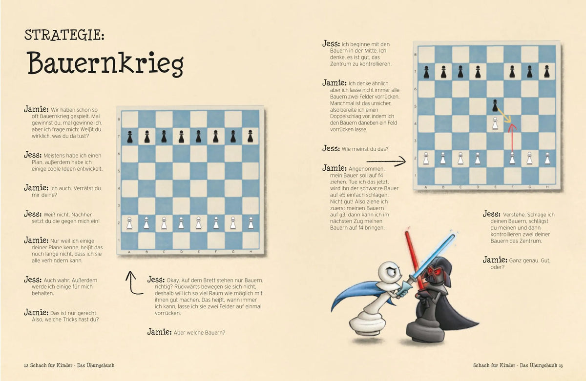 Detailansicht: Schach für Kinder. Das Übungsbuch (Taschenbuch)