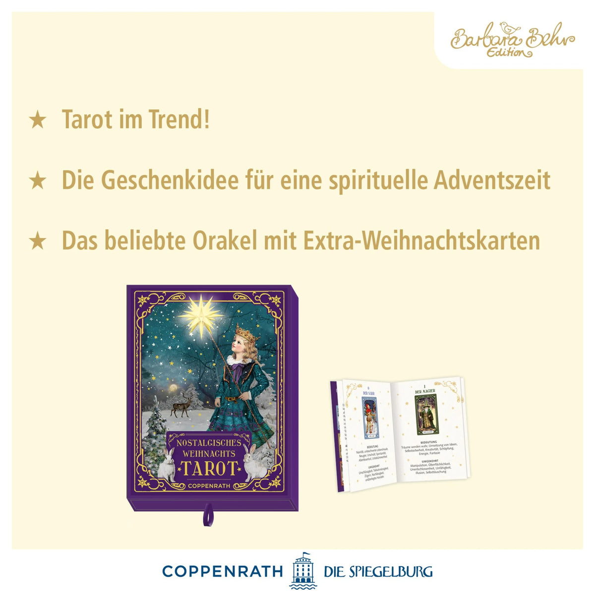 Schachtelspiel – Nostalgisches Weihnachts-Tarot – Ansicht