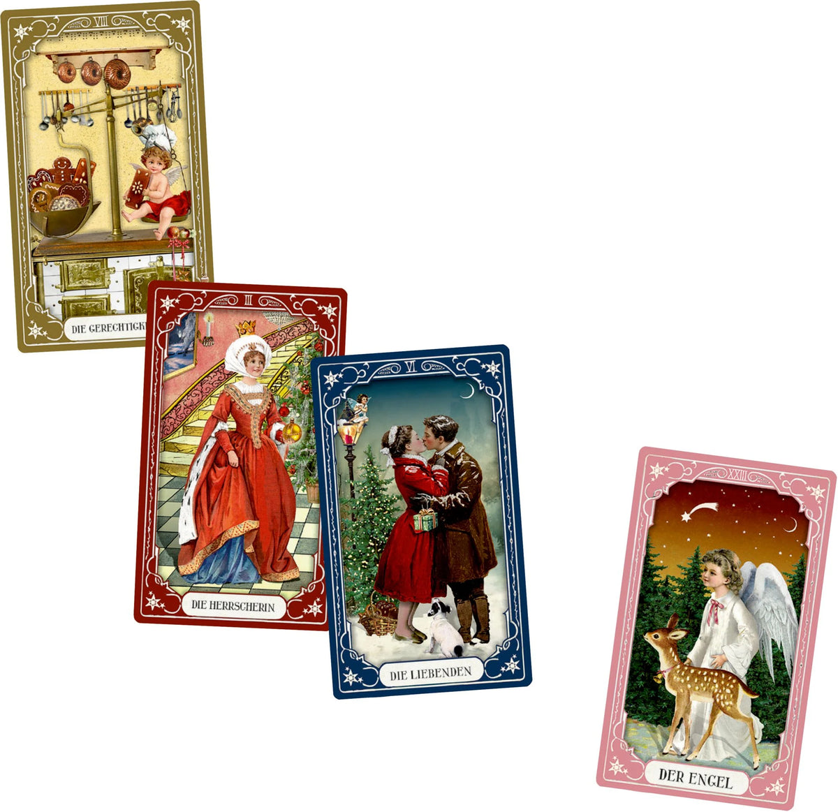 Schachtelspiel – Nostalgisches Weihnachts-Tarot – Ansicht