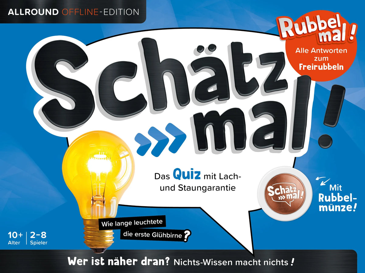 Quizspiel: Schätz mal! Allround Offline-Edition