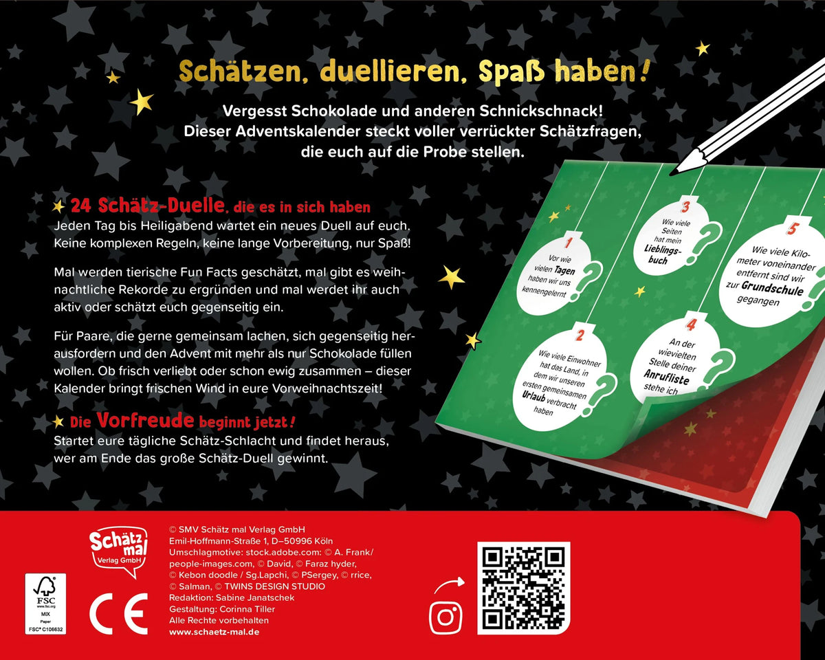 Schätz mal! Das Adventskalender-Duell – Ansicht