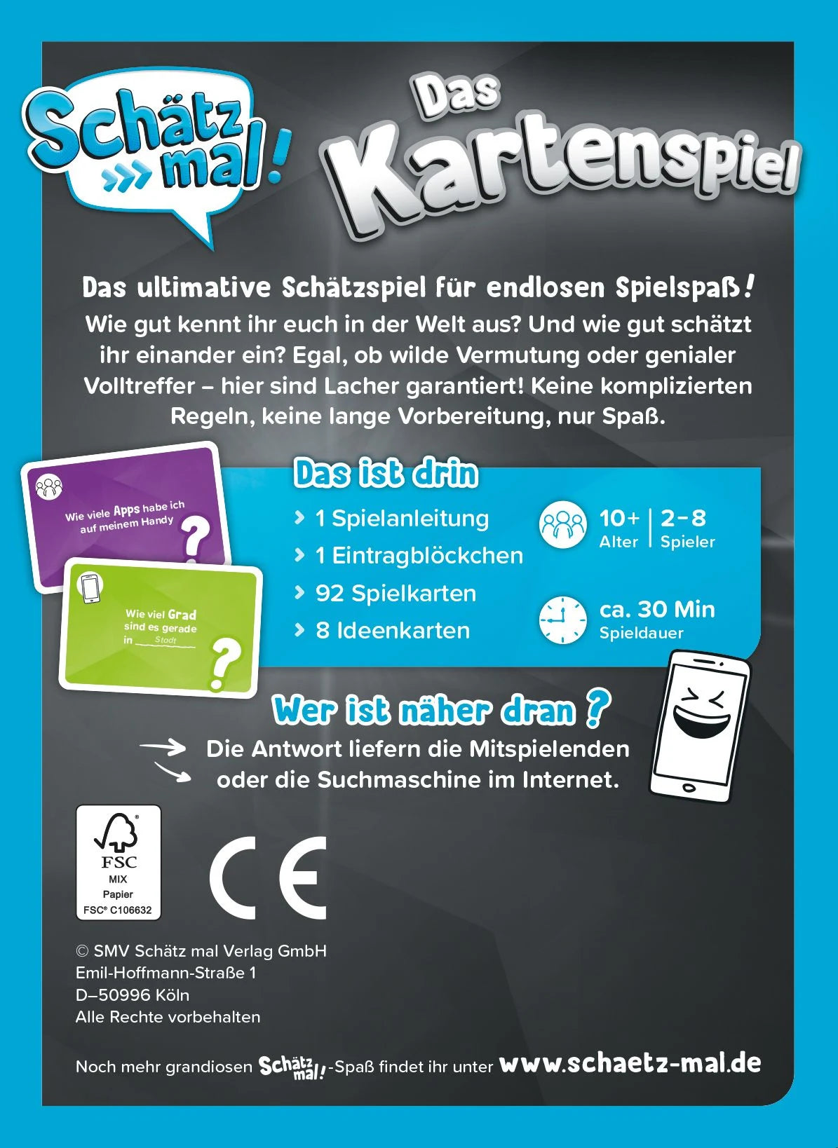 Schätz mal! Das Kartenspiel - Classic Edition – Ansicht