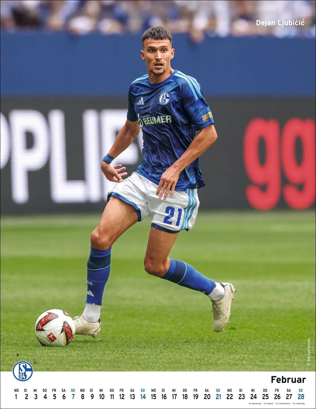 Schalke 04 Posterkalender 2027 – Ansicht