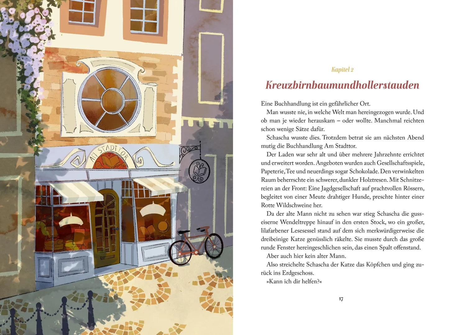 Detailansicht: Schascha und der Buchspazierer (Hardcover)