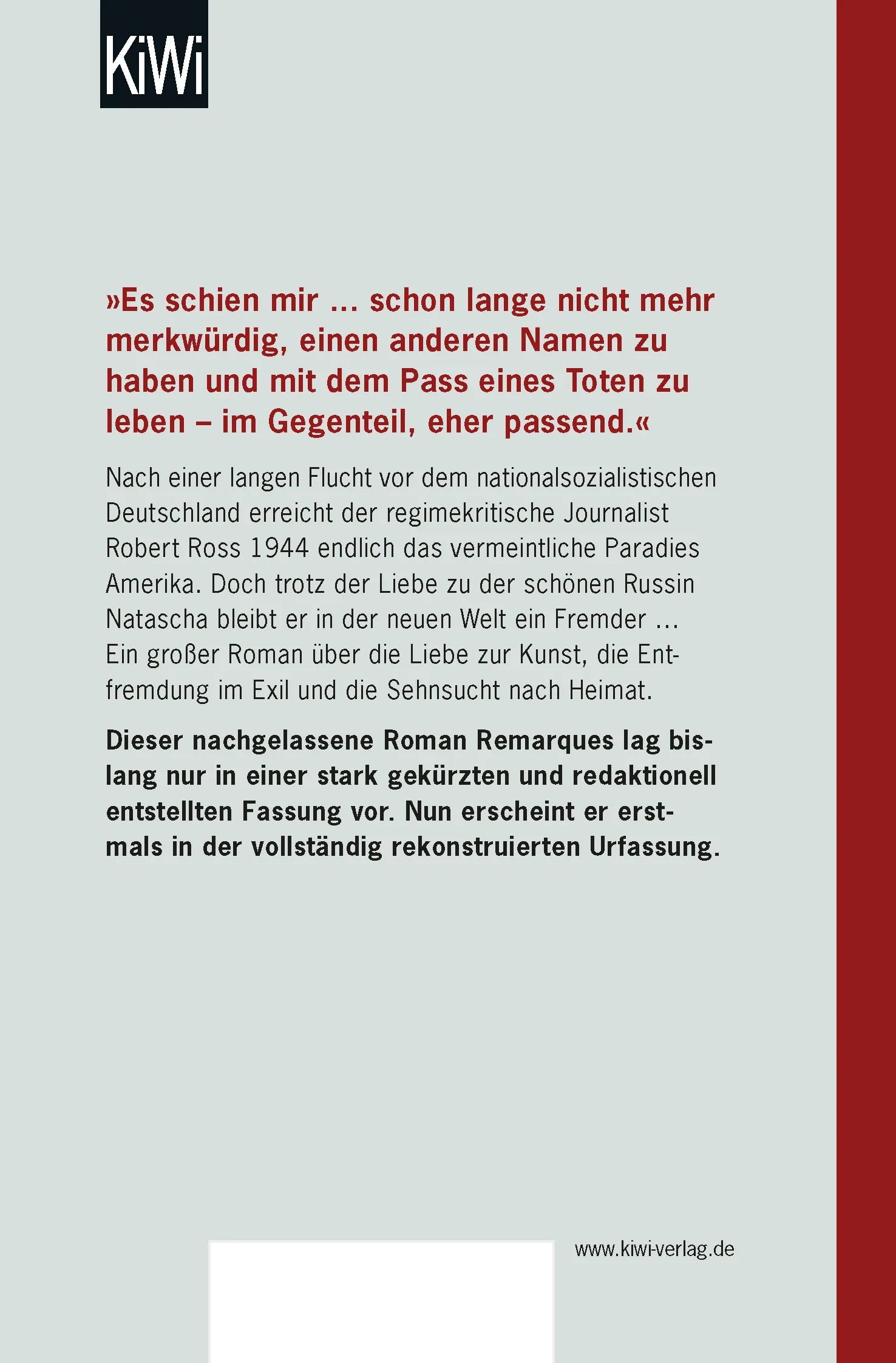 Buchrückseite von 'Schatten im Paradies' mit Klappentext - Taschenbuch
