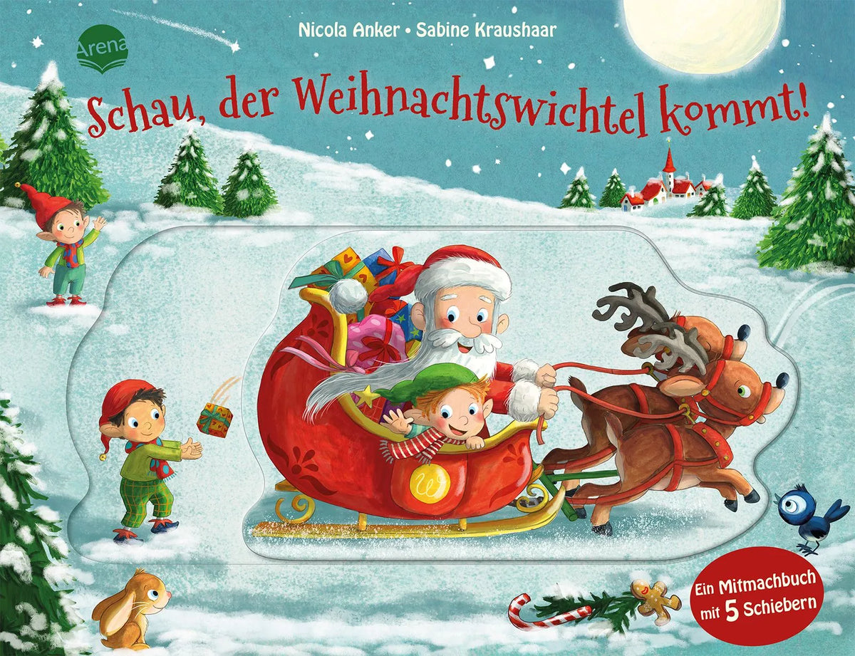 Cover: Schau, der Weihnachtswichtel kommt! (Hardcover) von Nicola Anker