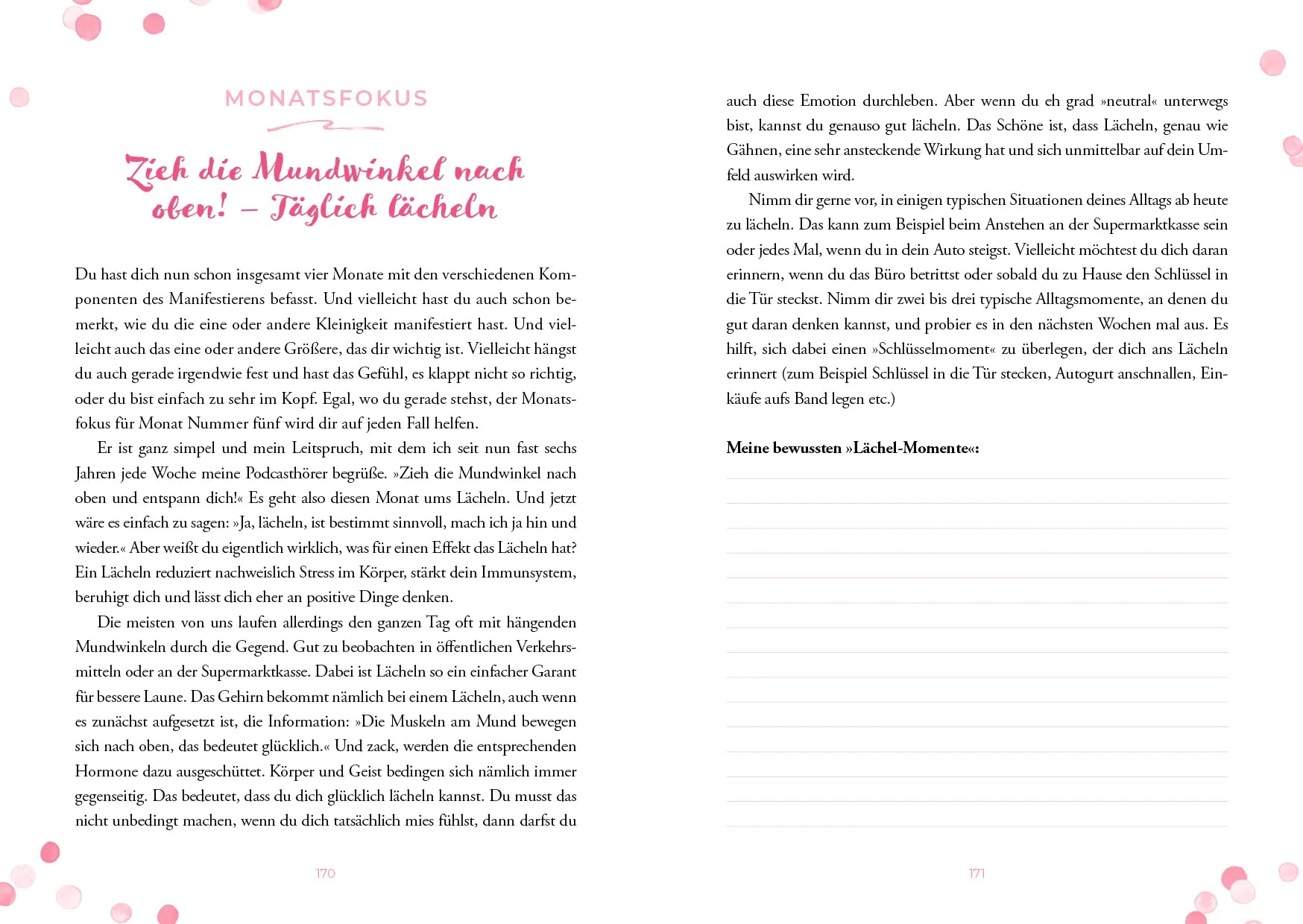 Innenansicht von 'Scheiß auf die Glücksfee! – Das Journal' - Gebundene Ausgabe