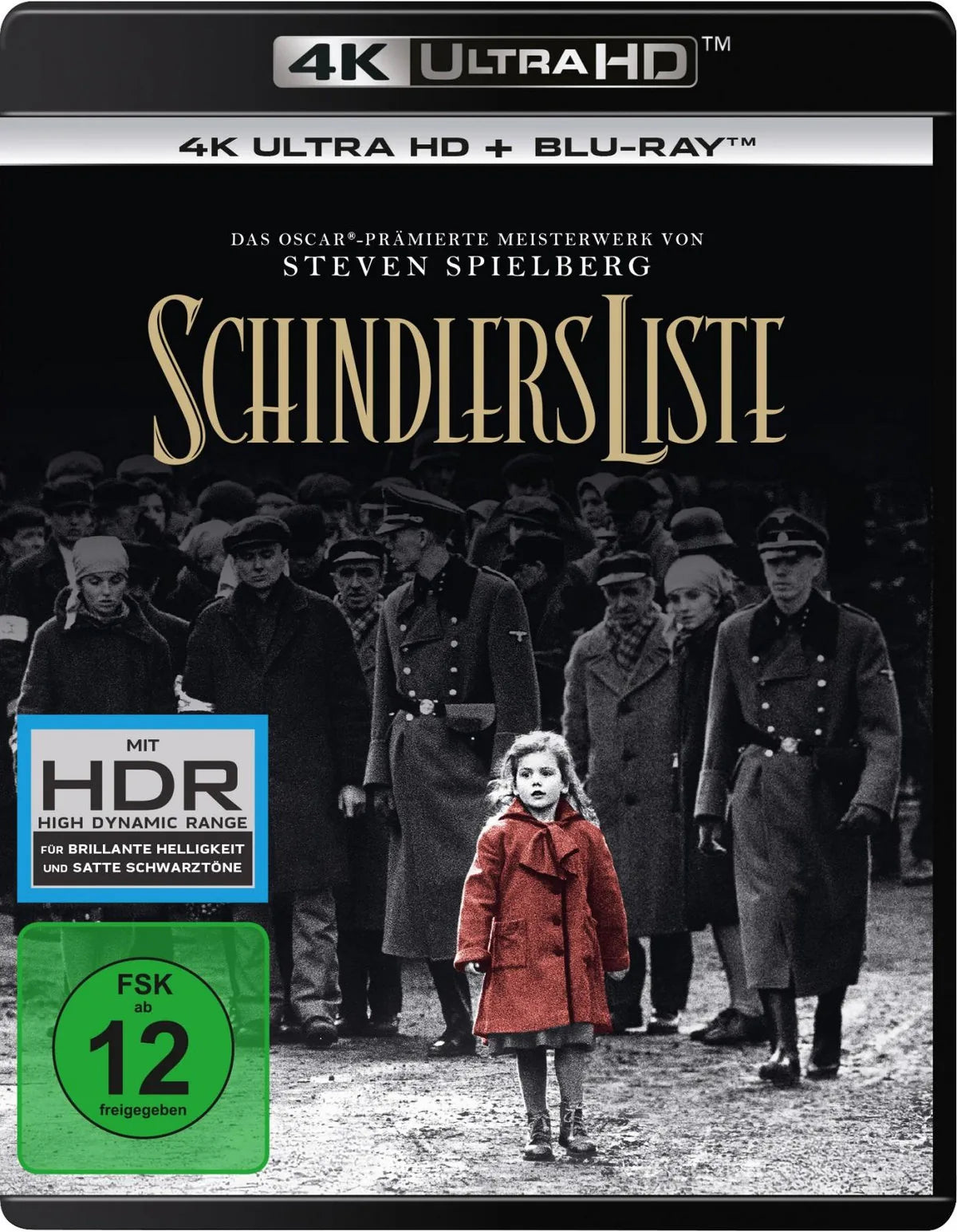 Schindlers Liste - Remastered - Blu-ray 4K Ultra HD