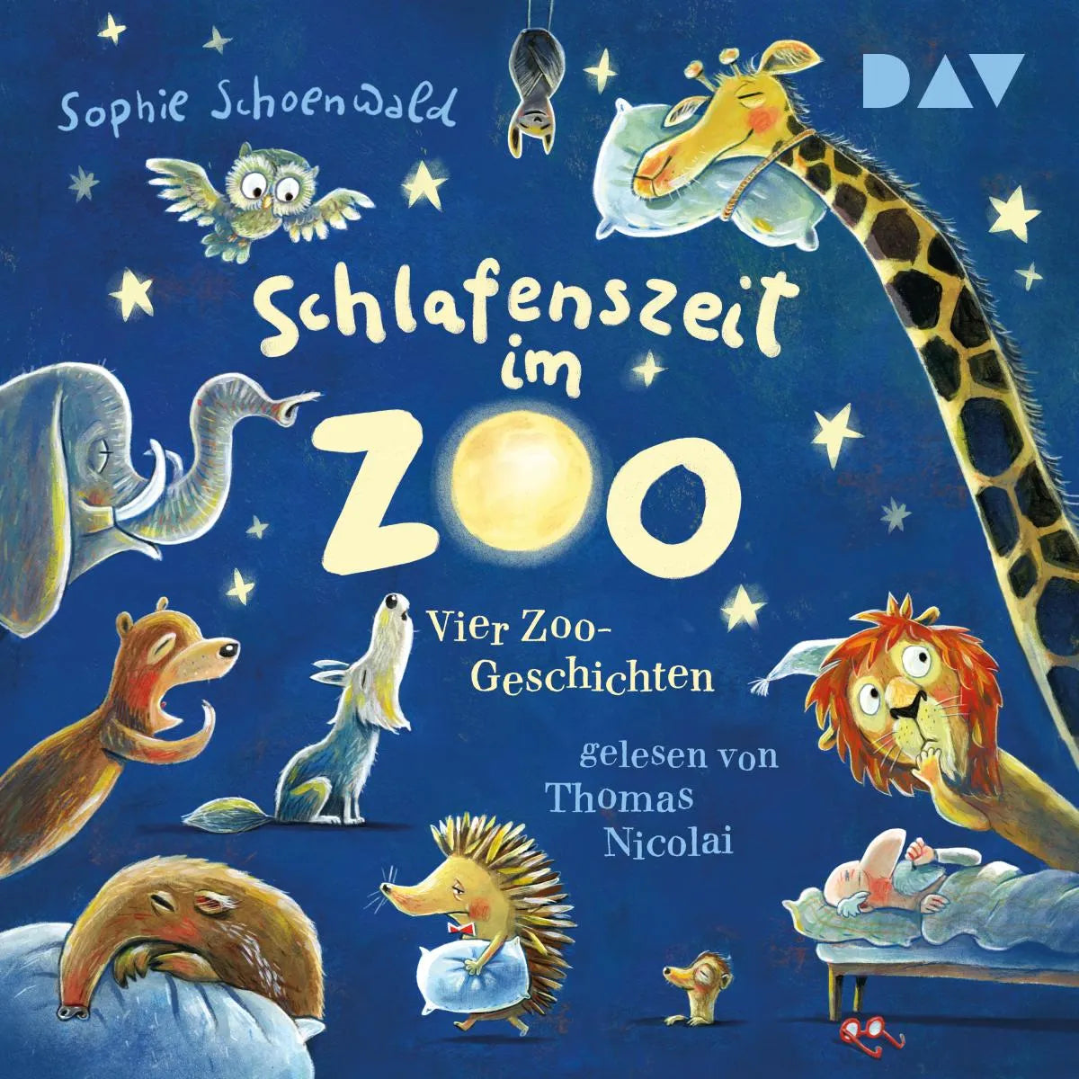 Cover: Schlafenszeit im Zoo. Vier Zoo-Geschichten (Hörbuch Download) von Sophie Schoenwald