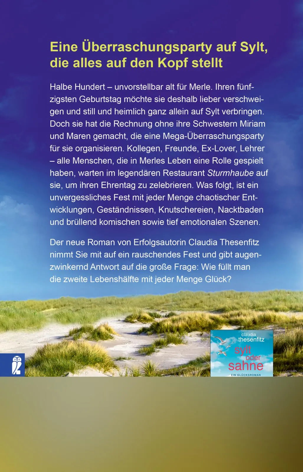 Rückseite: Schlaflos auf Sylt (Taschenbuch)