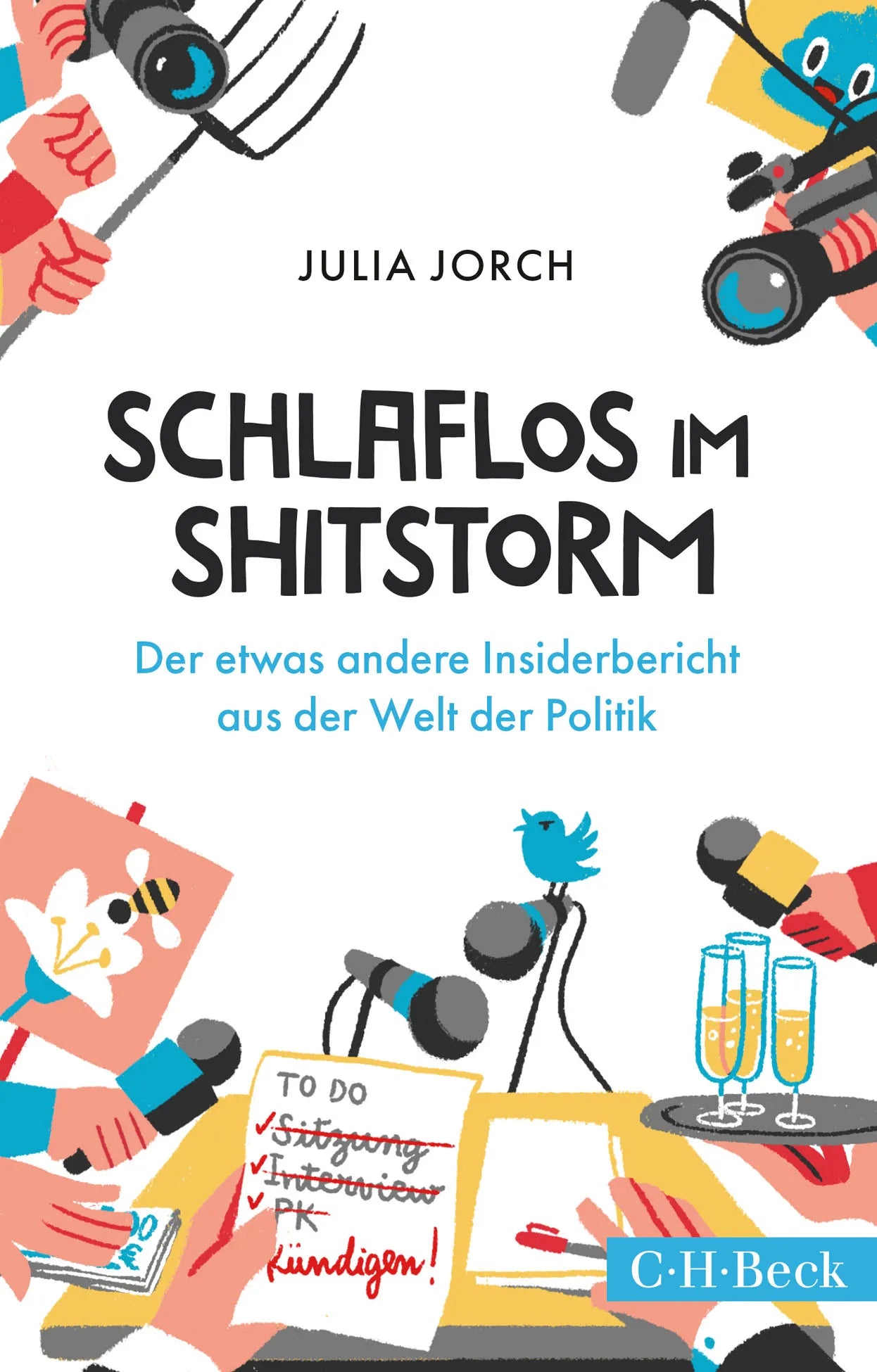 Buchcover von 'Schlaflos im Shitstorm' - Taschenbuch von Julia Jorch