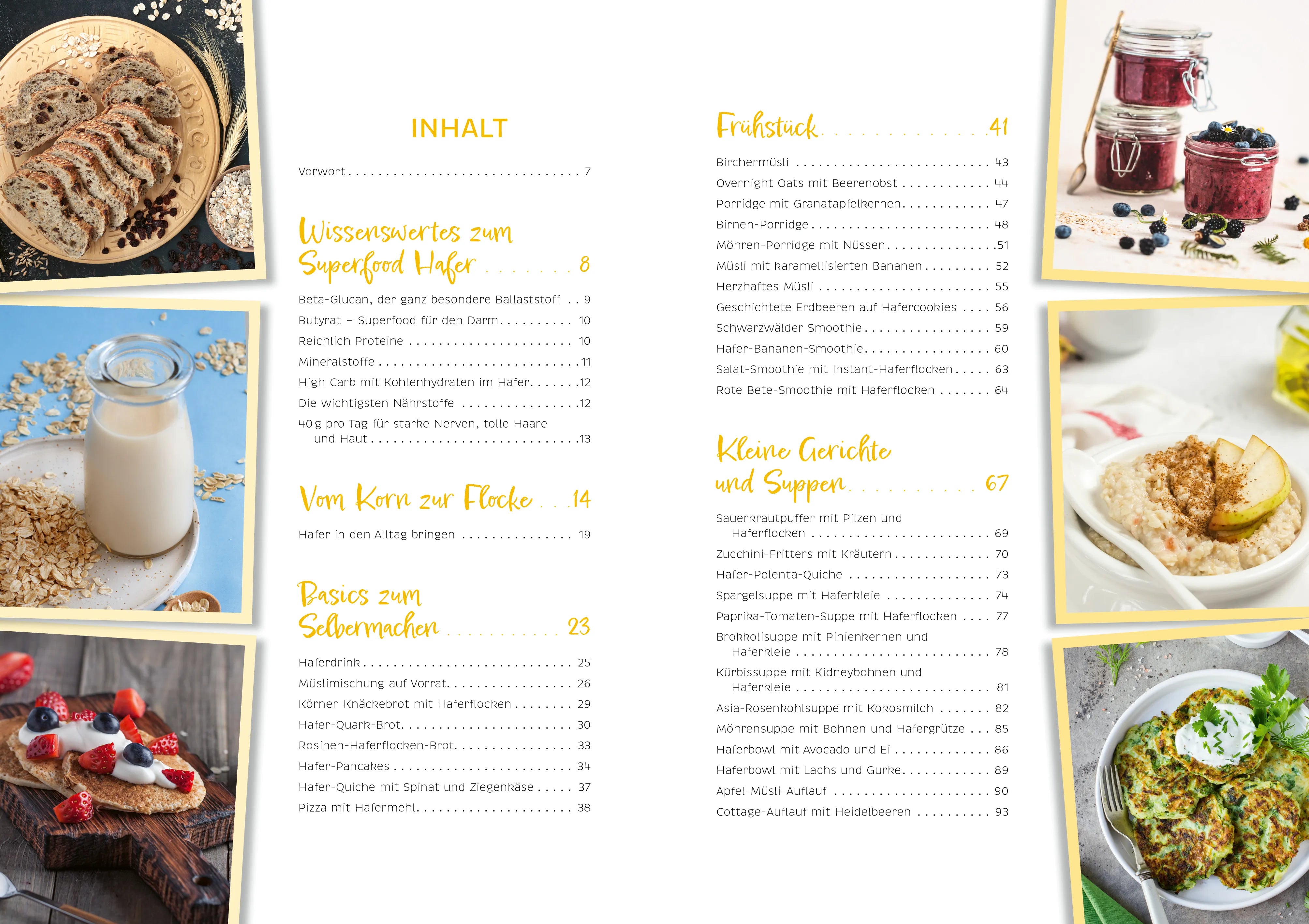Innenansicht von 'Schlank mit Hafer' - Taschenbuch