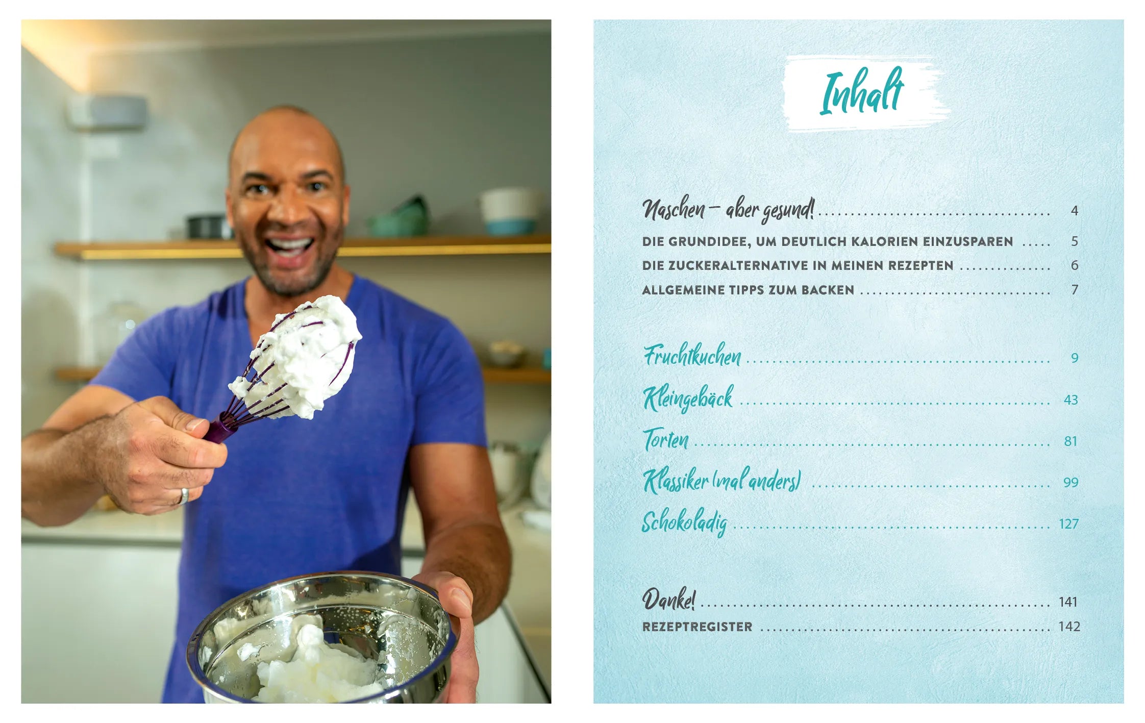 Innenansicht von 'Schlank mit Kuchen, Torten und Gebäck' - Gebundene Ausgabe
