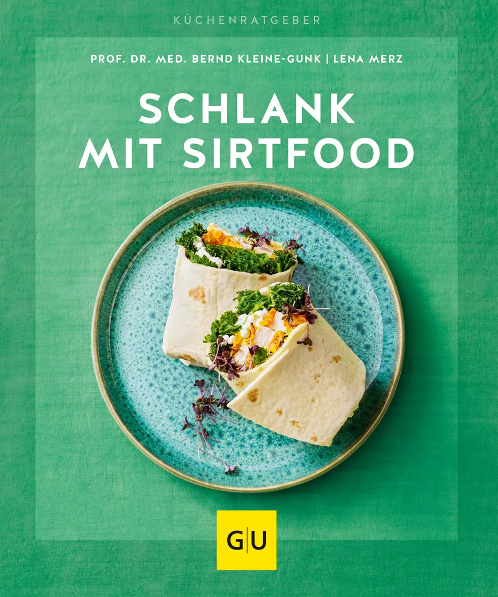 Buchcover von 'Schlank mit Sirtfood' - Taschenbuch von Bernd Kleine-Gunk