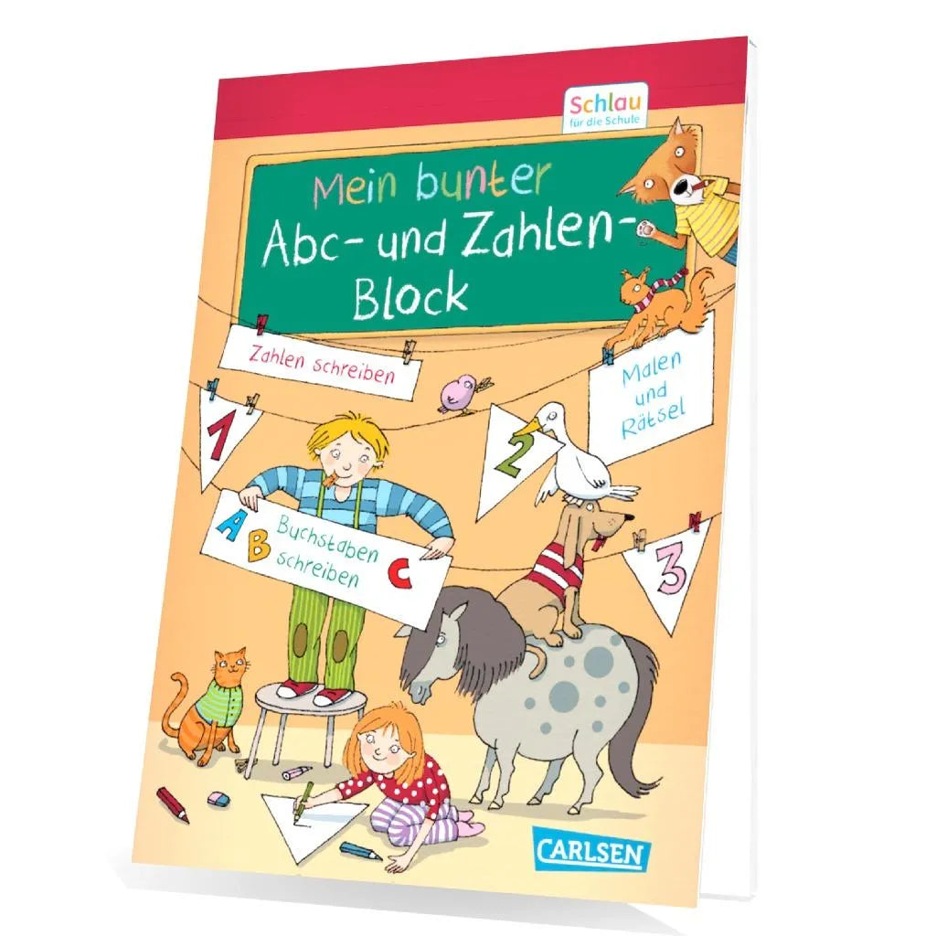 Caroline Fuchs - Schlau für die Schule: Mein bunter ABC- und Zahlen-Block