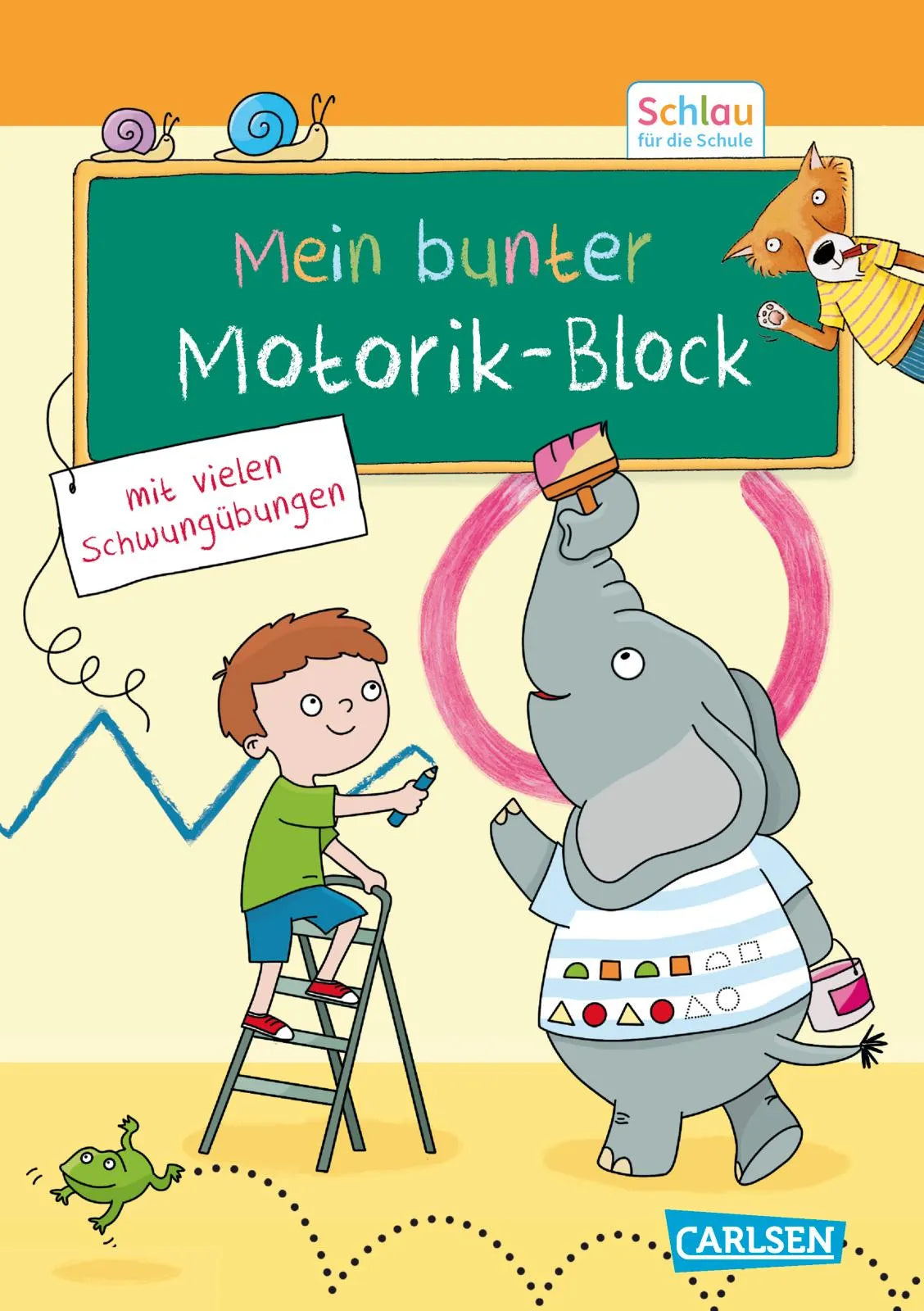 Buchcover von 'Schlau für die Schule: Mein bunter Motorik-Block' - Taschenbuch von Christine Mildner