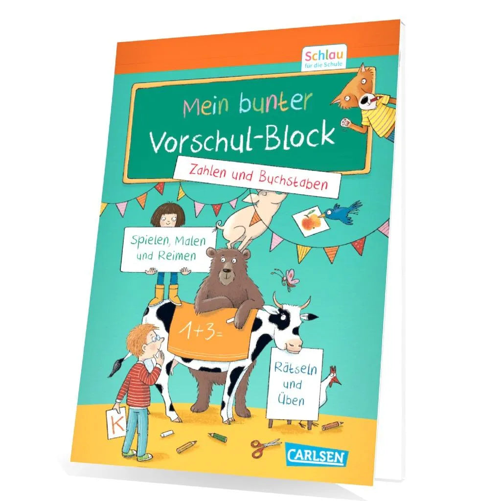 Produktansicht: Schlau für die Schule: Mein bunter Vorschul-Block (Taschenbuch)