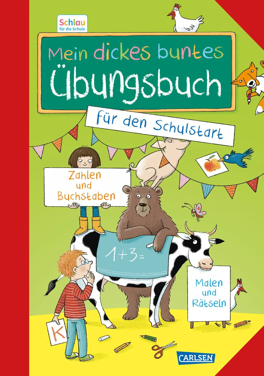 Buchcover von 'Schlau für die Schule: Mein dickes buntes Übungsbuch für den Schulstart' - Taschenbuch von Christine Mildner