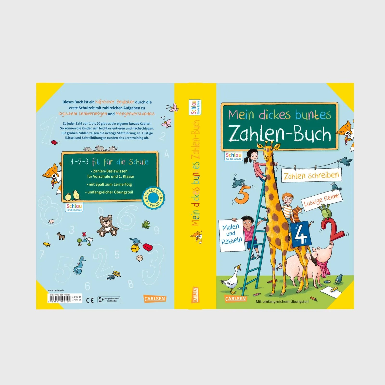 Abbildung von 'Schlau für die Schule: Mein dickes buntes Zahlen-Buch'