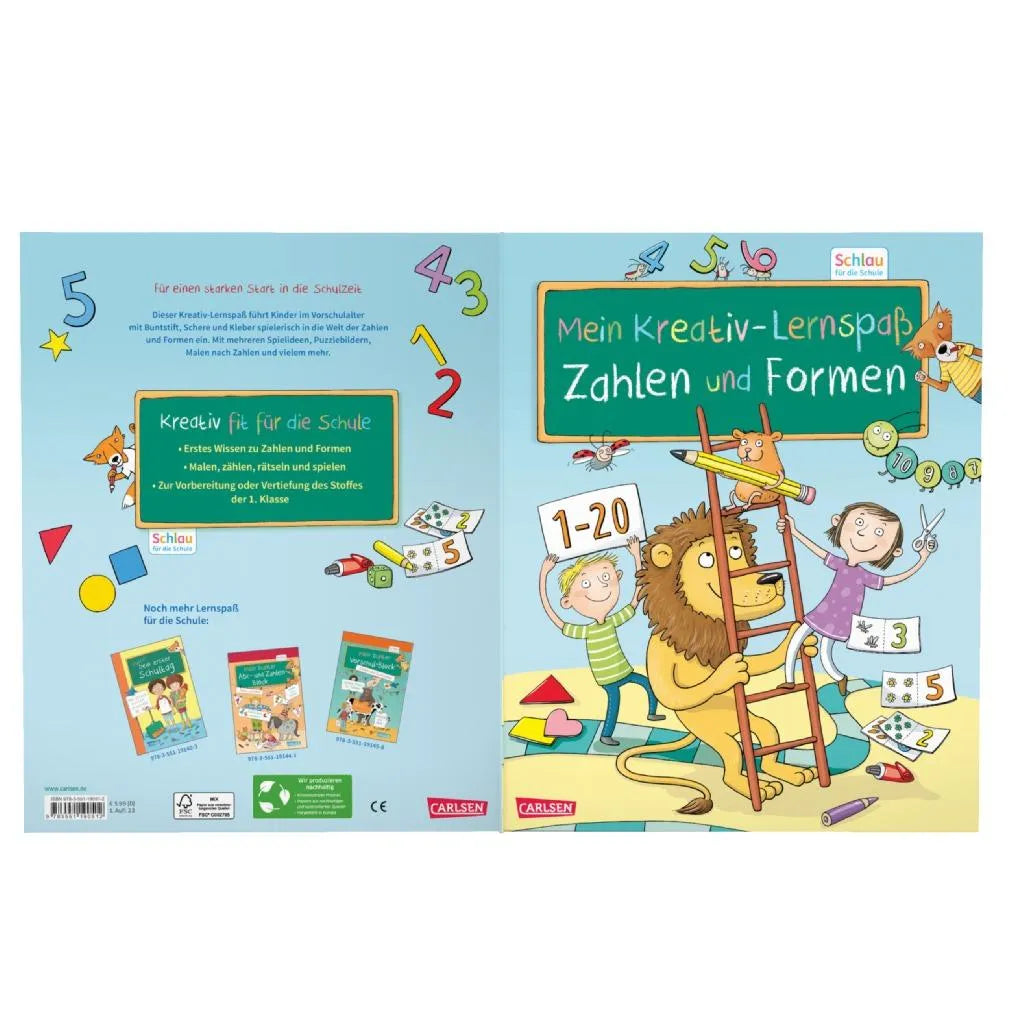 Produktansicht: Schlau für die Schule: Mein Kreativ-Lernspaß: Zahlen und Formen (Taschenbuch)