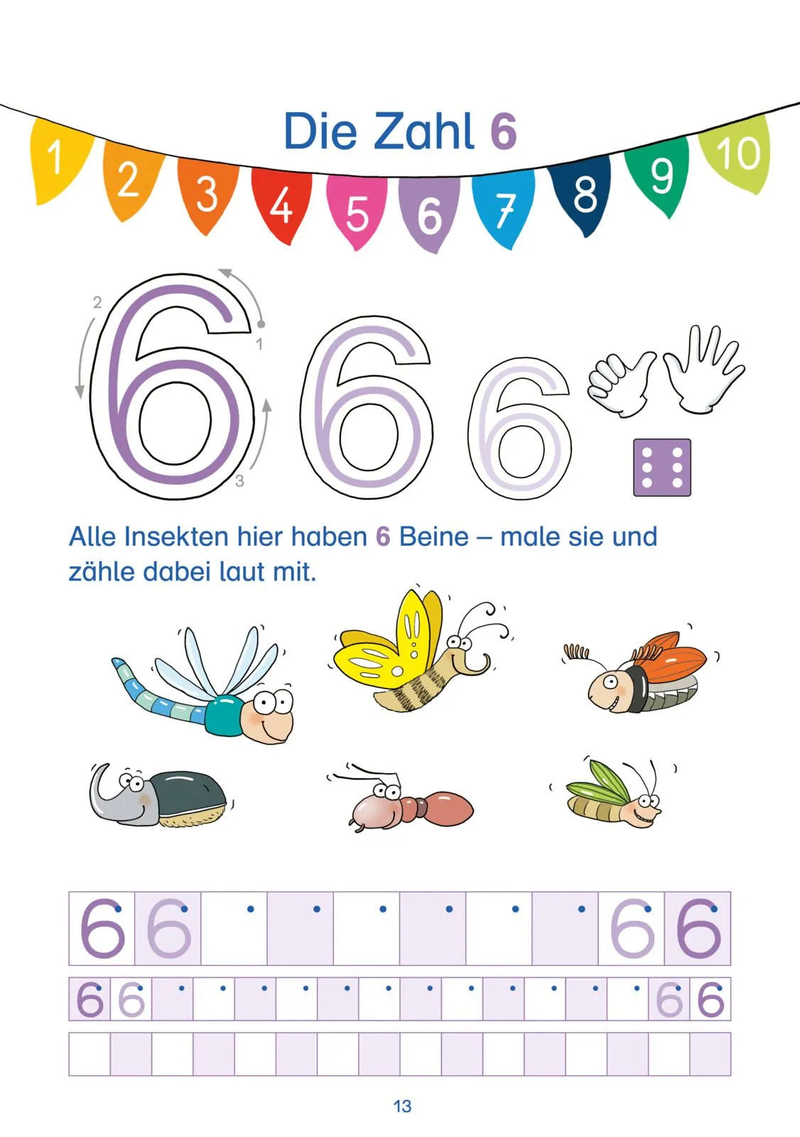 Detailansicht: Schlau für die Schule: Mein Spurrillen-Zahlen-Block (Taschenbuch)