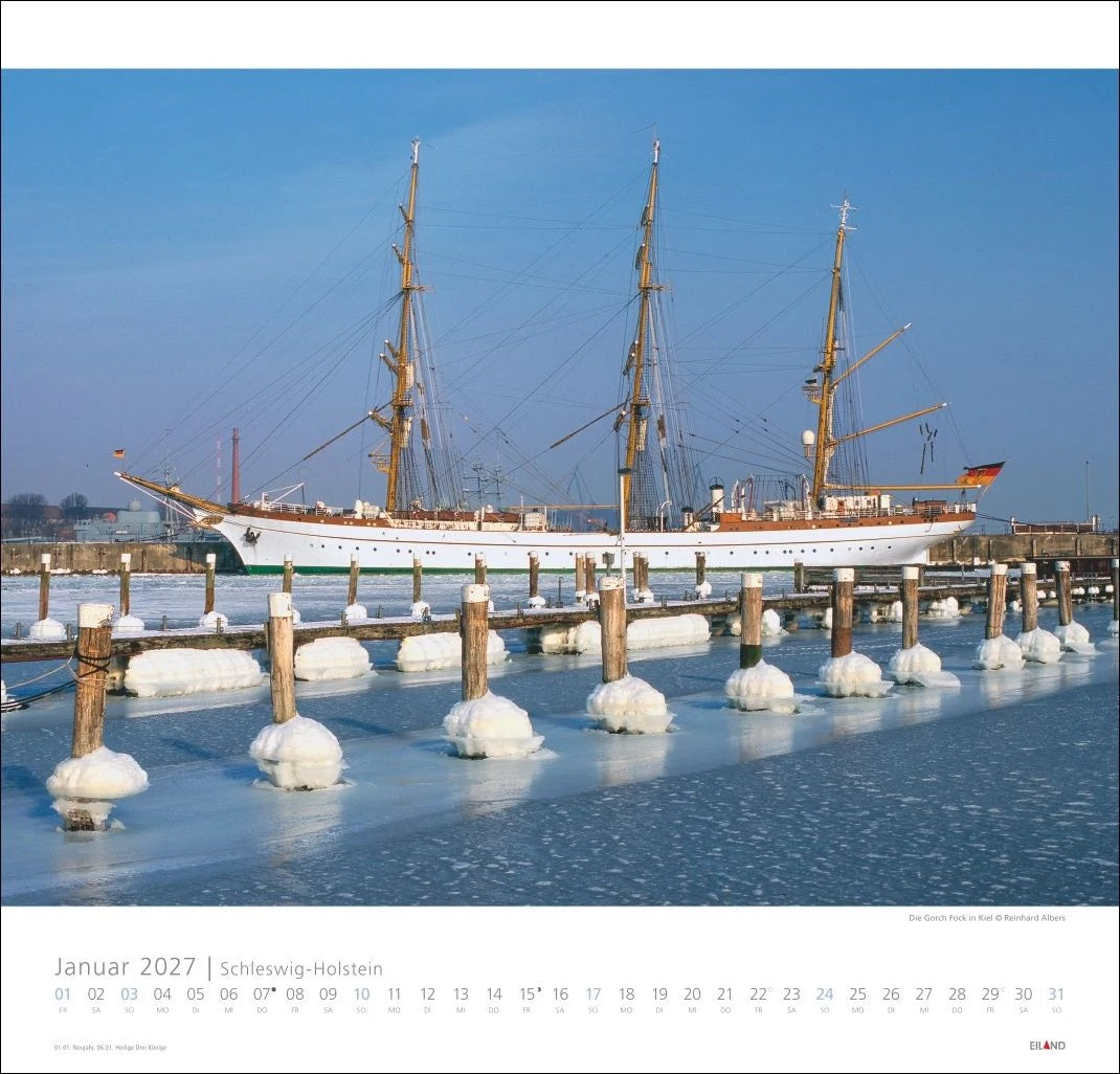Schleswig-Holstein Edition Kalender 2027 - Land zwischen den Meeren – Ansicht