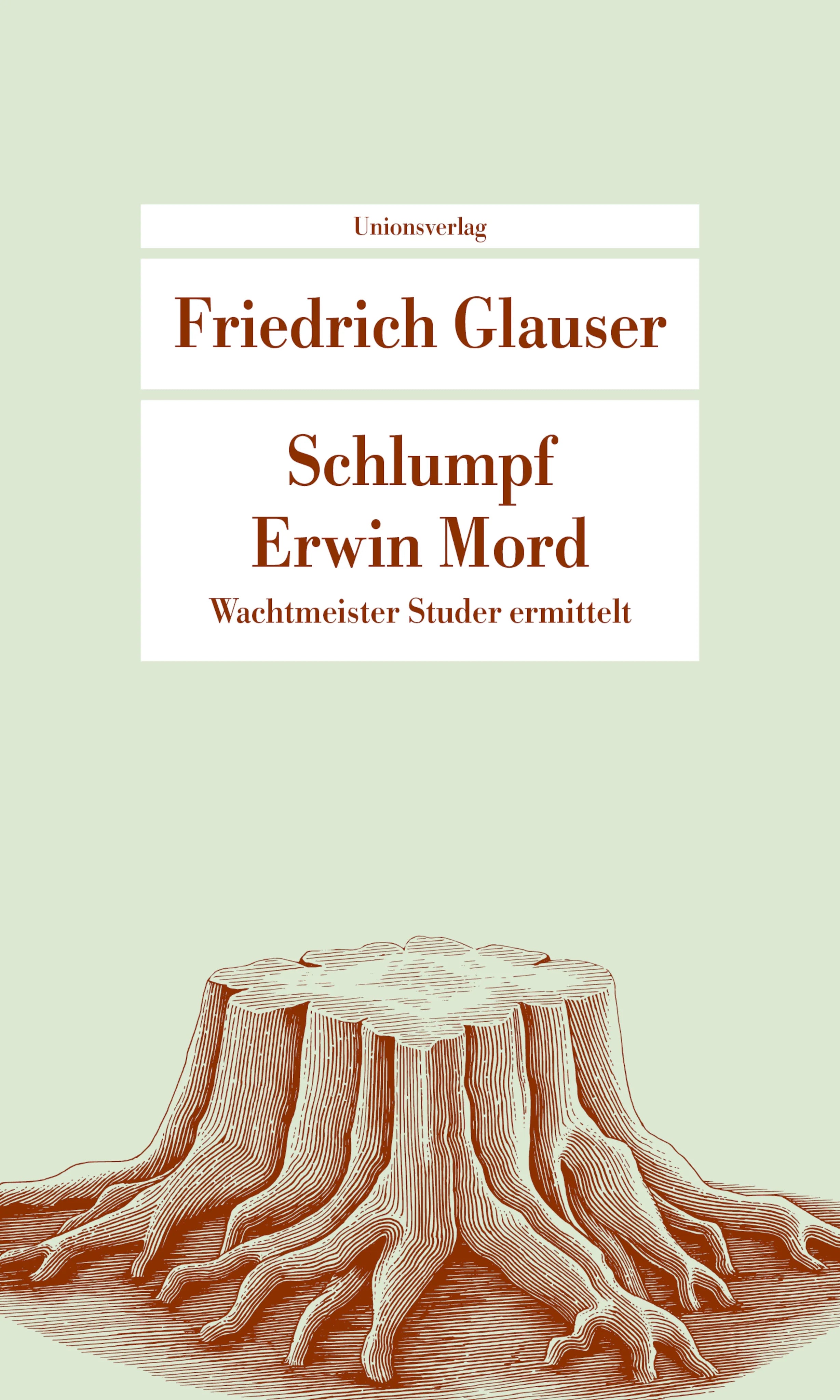 Buchcover von 'Schlumpf Erwin Mord' - Taschenbuch von Friedrich Glauser