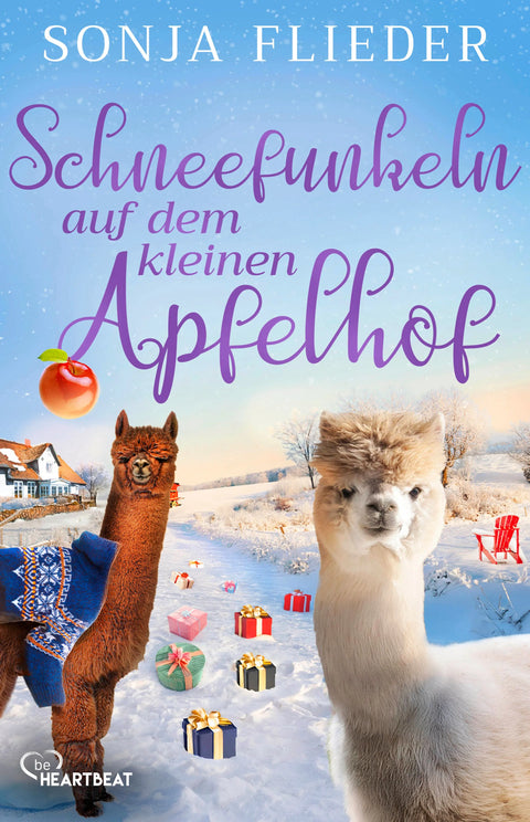 Schneefunkeln auf dem kleinen Apfelhof
